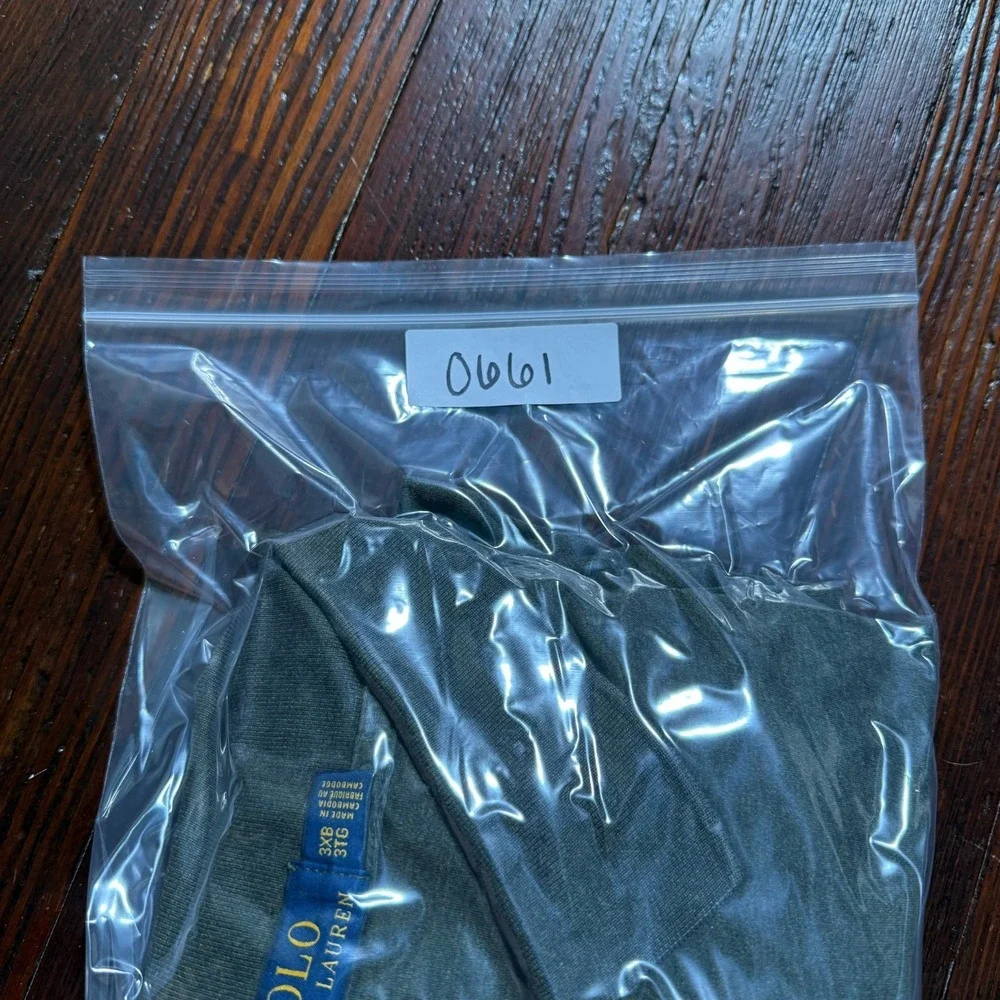 Polo Ralph Lauren Shirt‎ Mens 3XB Gray Long Sleeve Polo Big Tall Flesh Pony